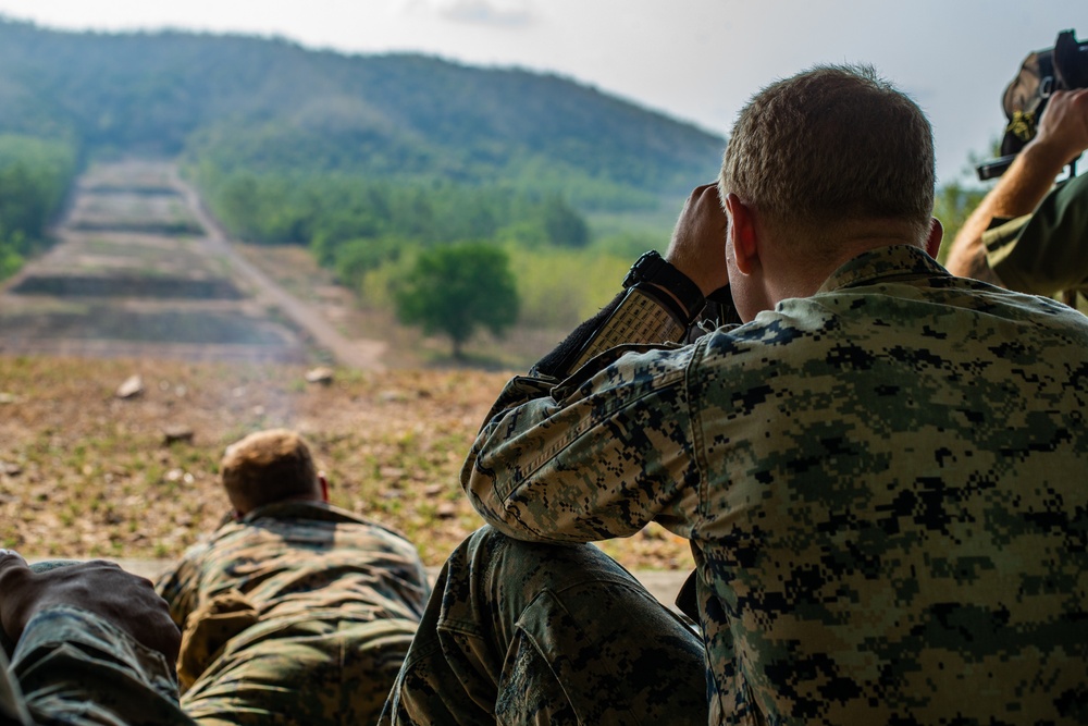 Cobra Gold 2020: 31st MEU MRF, Royal Thai Marines send rounds down range during bilateral sniper training