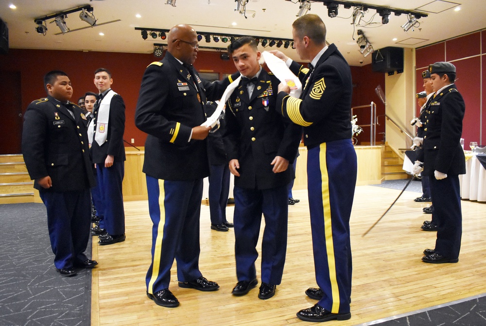 Zama Middle High School JROTC hosts cadet ball