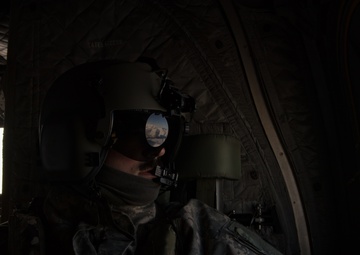 CH-47 goes back to JBER from Deadhorse