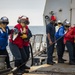 Sailors conduct Flight Deck Firefighting Drill aboard USS McCampbell (DDG 85)