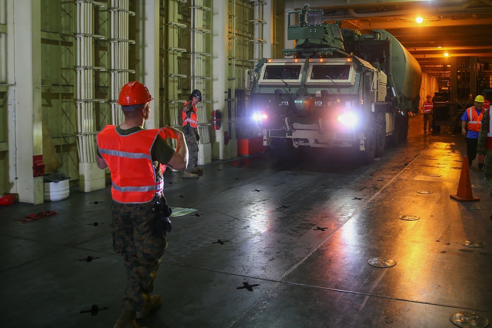Walk The Plank | U.S. Marines with 3rd Marine Logistics Group refine their Maritime Prepositioning Force skills