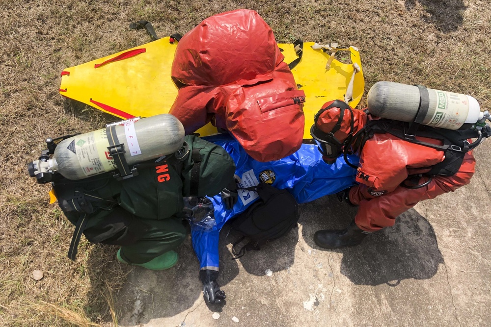 Cobra Gold 20: 31st MEU, Royal Thai Marines conduct a CBRN decontamination demonstration