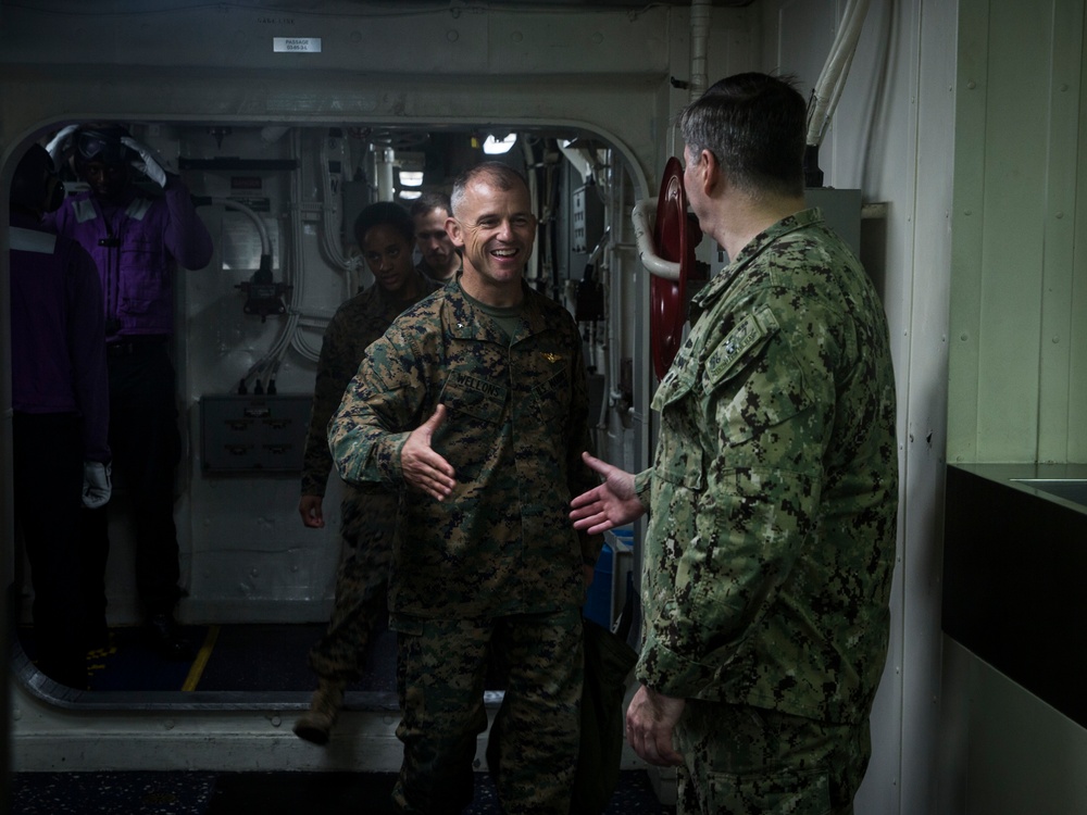 Cobra Gold 20: III MEF Marines tour USS America