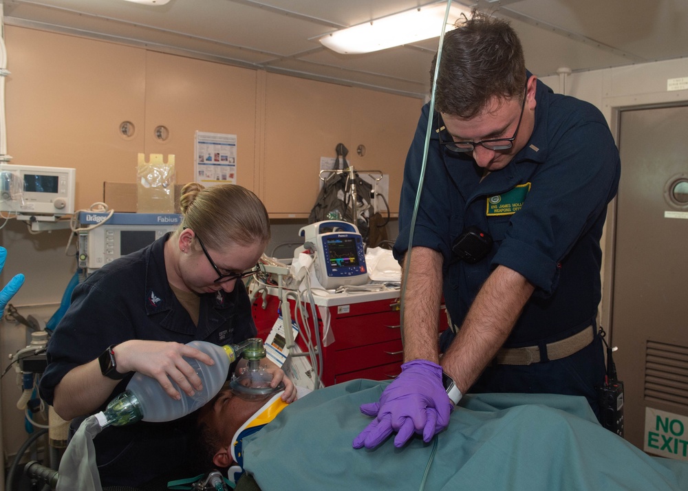 Cobra Gold 20: Mass casualty drill aboard USS Green Bay, March 4, 2020