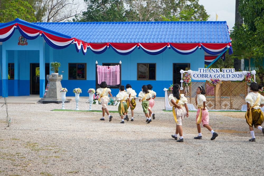 Cobra Gold 20: Royal Thai, US, Indonesian Armed Forces work together to construct a school