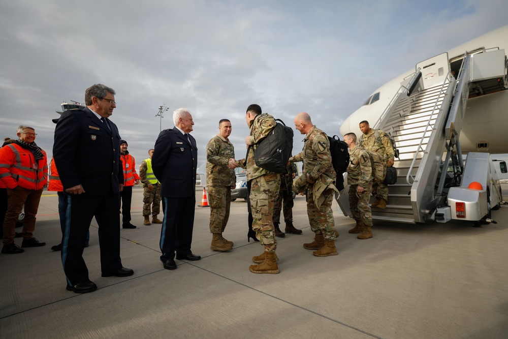 First Soldiers arrive to Nuremberg for DEFENDER-Europe 20