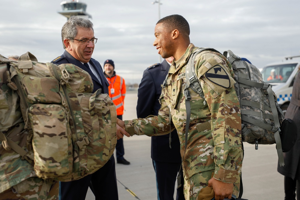 First Soldiers arrive to Nuremberg for DEFENDER-Europe 20