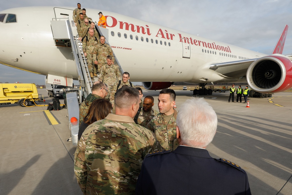 First Soldiers arrive to Nuremberg for DEFENDER-Europe 20