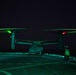 Air Force CV-22 Ospreys conduct night operations with USS Green Bay (LPD 20), March 5, 2020.