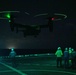 Air Force CV-22 Ospreys conduct night operations with USS Green Bay (LPD 20), March 5, 2020.