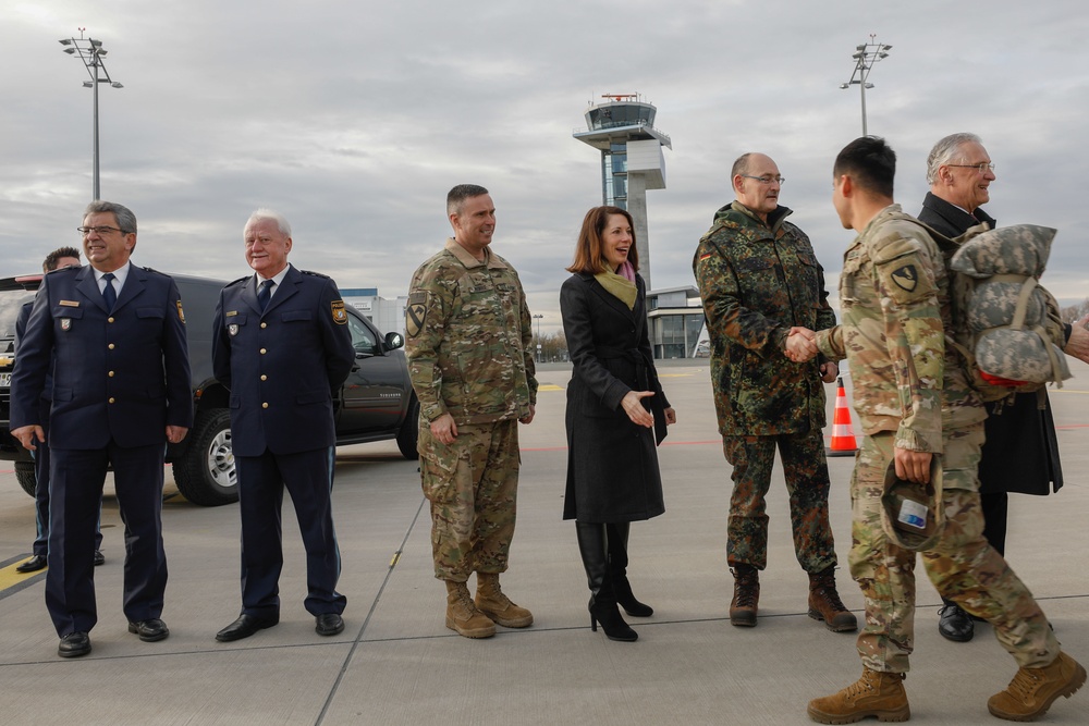 First Soldiers arrive to Nuremberg for DEFENDER-Europe 20