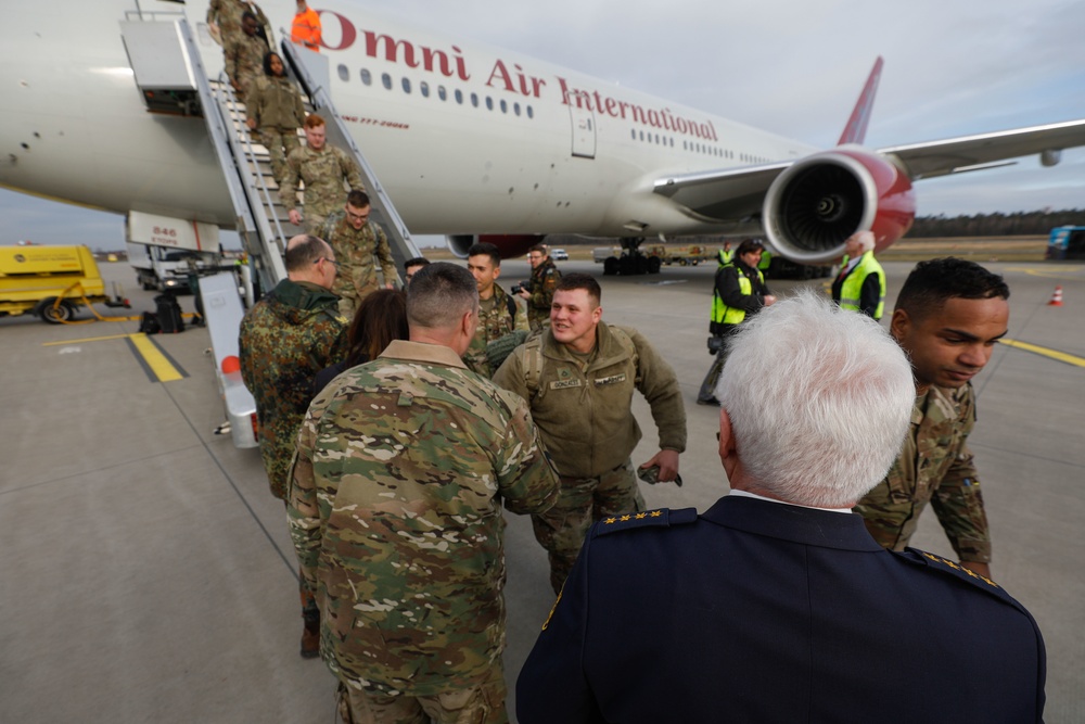 First Soldiers arrive to Nuremberg for DEFENDER-Europe 20