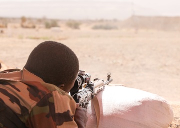 Nigerian Armed Forces train with individual weapons at Flintlock 20