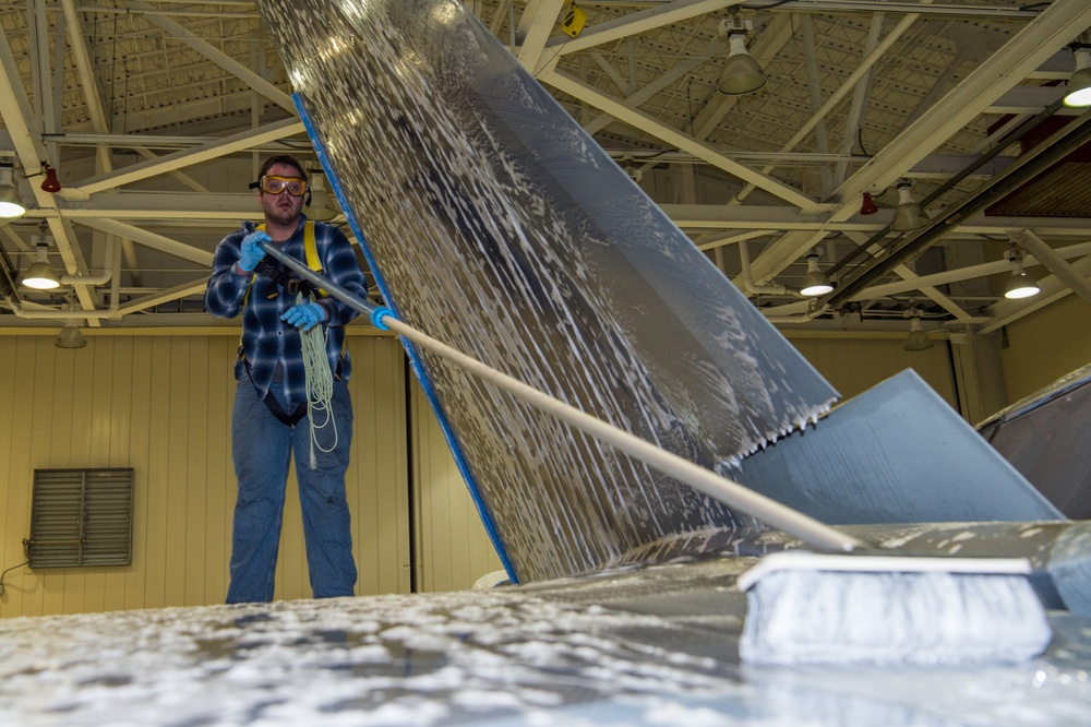 Raptor bird bath: contract gives time back to the mission