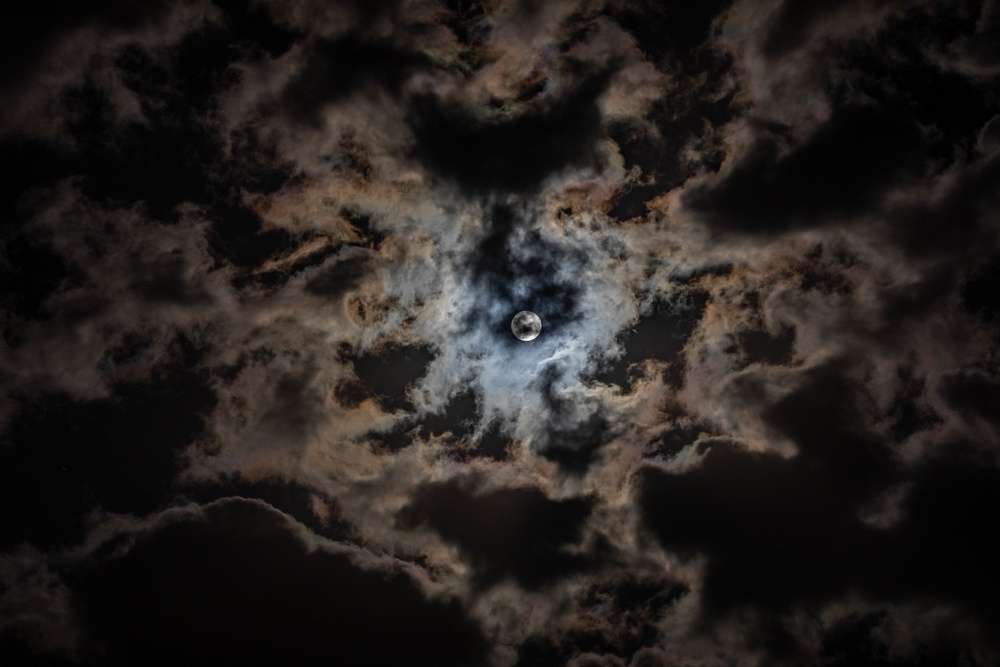 Moonlit nights over Besmayah