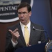 Secretary Esper, UK Secretary of State for Defense Speak to Reporters