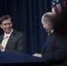 Secretary Esper, UK Secretary of State for Defense Speak to Reporters