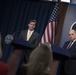 Secretary Esper, UK Secretary of State for Defense Speak to Reporters