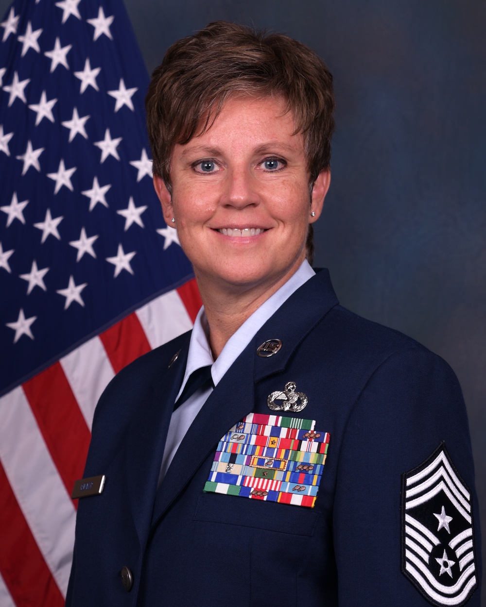 Chief Master Sgt. Heidi Bunker, Ohio Air National Guard state command chief