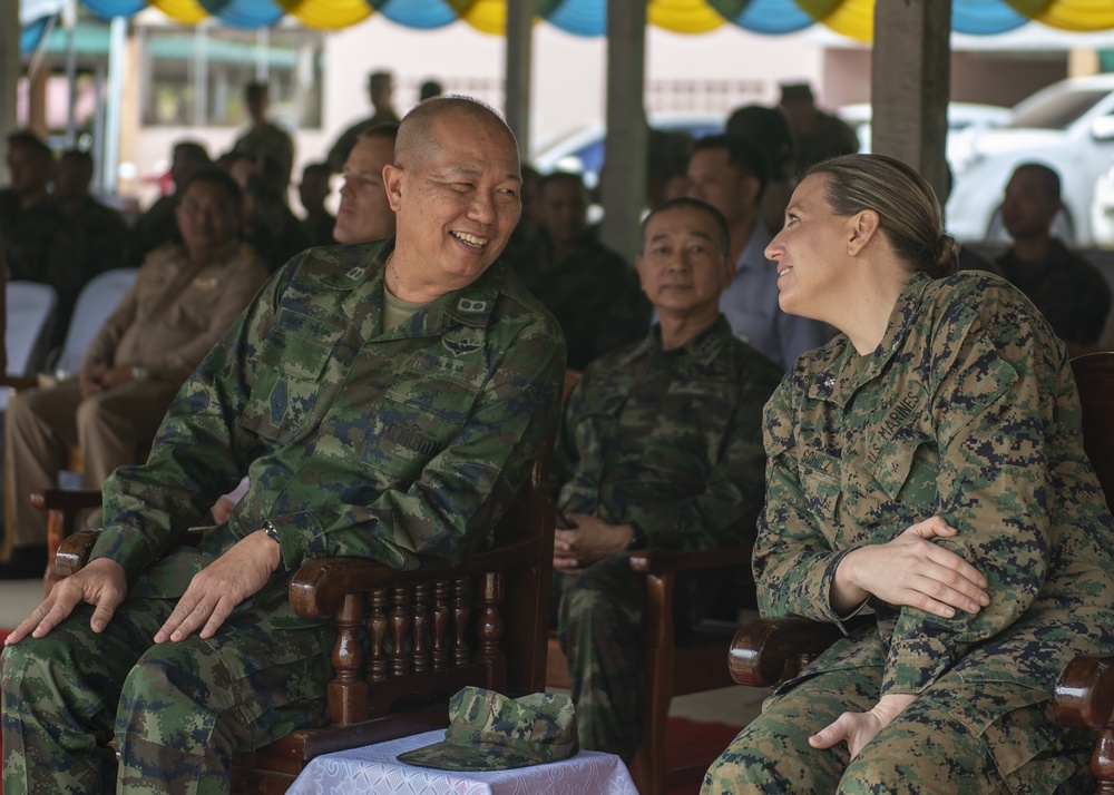 Cobra Gold 20: Wat Takhian Thong school house dedication