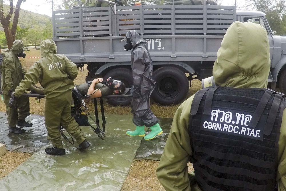 Cobra Gold 20: 31st MEU Marines, Royal Thai Navy conduct a CBRN demonstration