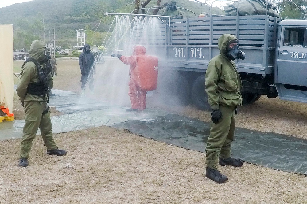 Cobra Gold 20: 31st MEU Marines, Royal Thai Navy conduct a CBRN demonstration