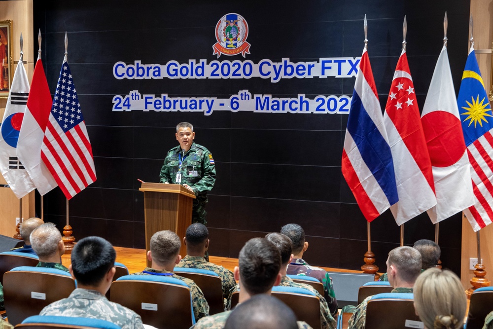Cobra Gold 2020: Cyber FTX Opening Ceremony