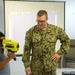 U.S. Navy Sailors Teach Marcial A. Sablan Students for Career Day