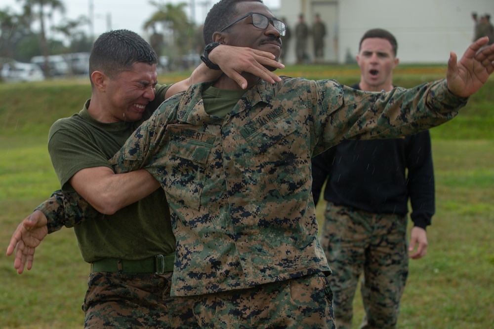 U.S. Marines conduct non-lethal weapons training