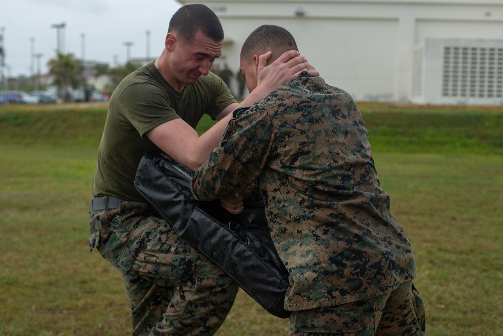 U.S. Marines conduct non-lethal weapons training