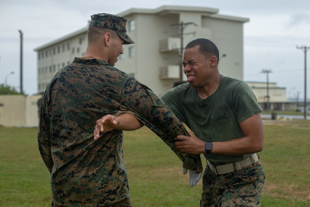 U.S. Marines conduct non-lethal weapons training