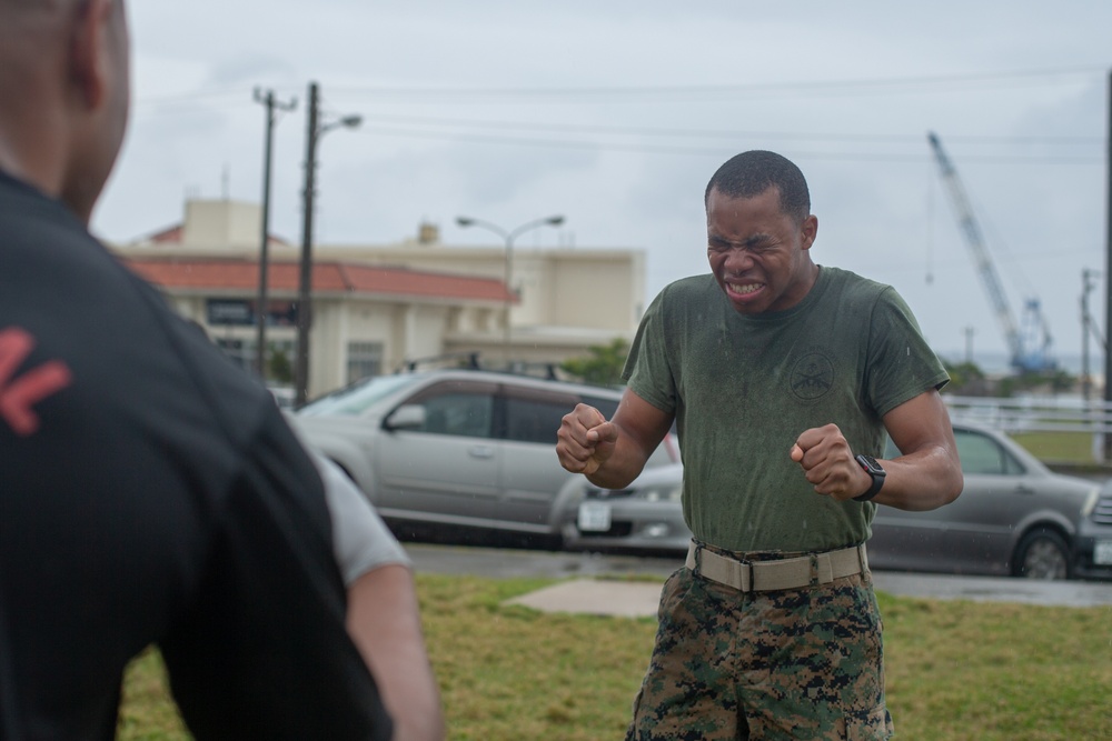 U.S. Marines conduct non-lethal weapons training