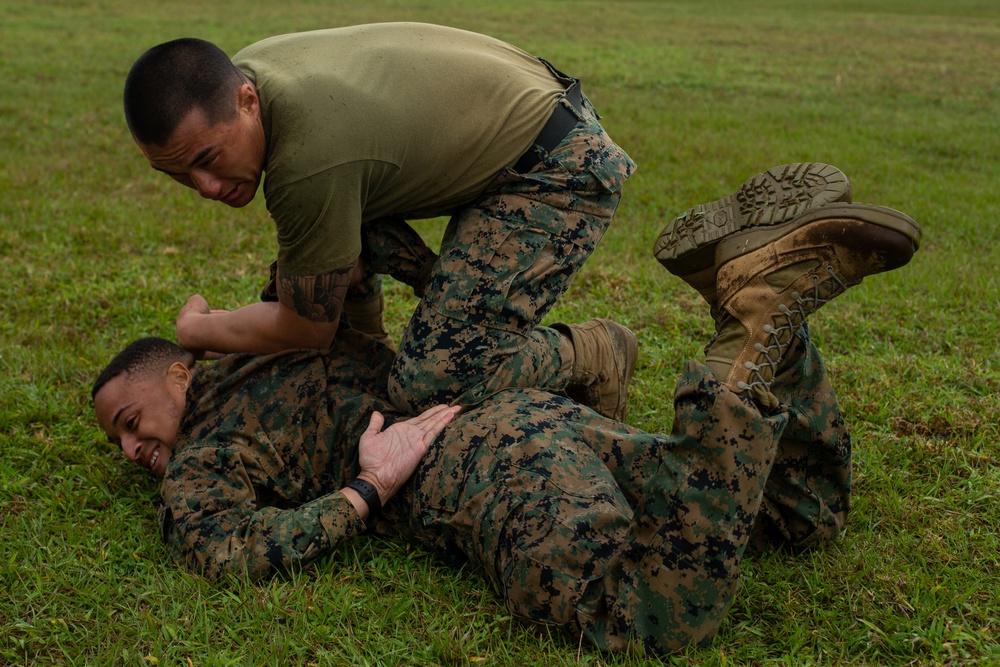 U.S. Marines conduct non-lethal weapons training