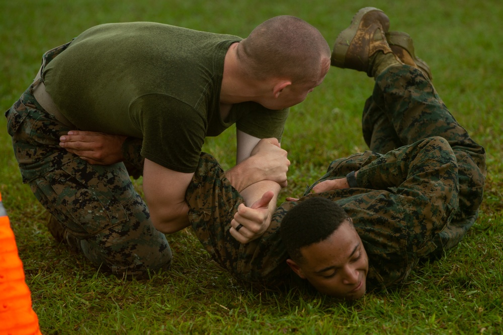 U.S. Marines conduct non-lethal weapons training