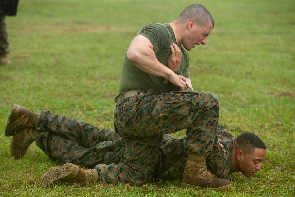 U.S. Marines conduct non-lethal weapons training