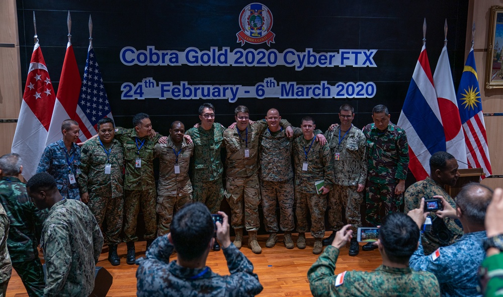 Cobra Gold 20: Multinational forces celebrate successful Cyber FTX with closing ceremony