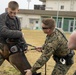 Iwakuni Military Working Dog Handlers conduct agression training