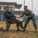 Iwakuni Military Working Dog Handlers conduct agression training