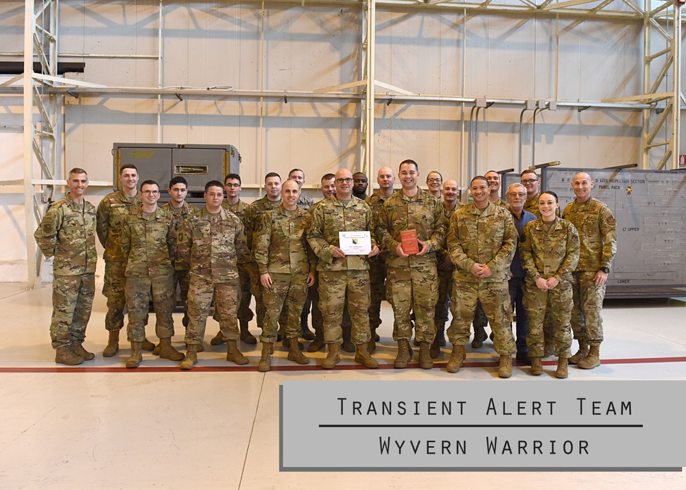 Aviano Wyvern Warrior of the Week - Transient Alert Team