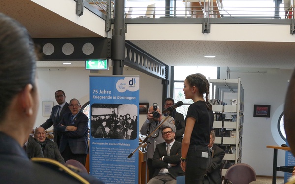 USAREUR Soldiers Participate in Ceremony Commemorating the Arrival of U.S. Forces in Dormagen 75 Years Ago