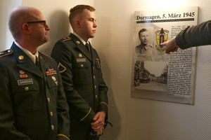 Ceremony at Luxembourg American Cemetery