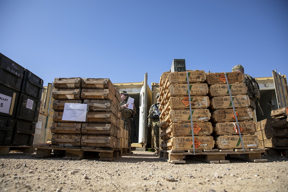 Coalition Forces transfer arms, equipment, vehicles to Iraqi forces