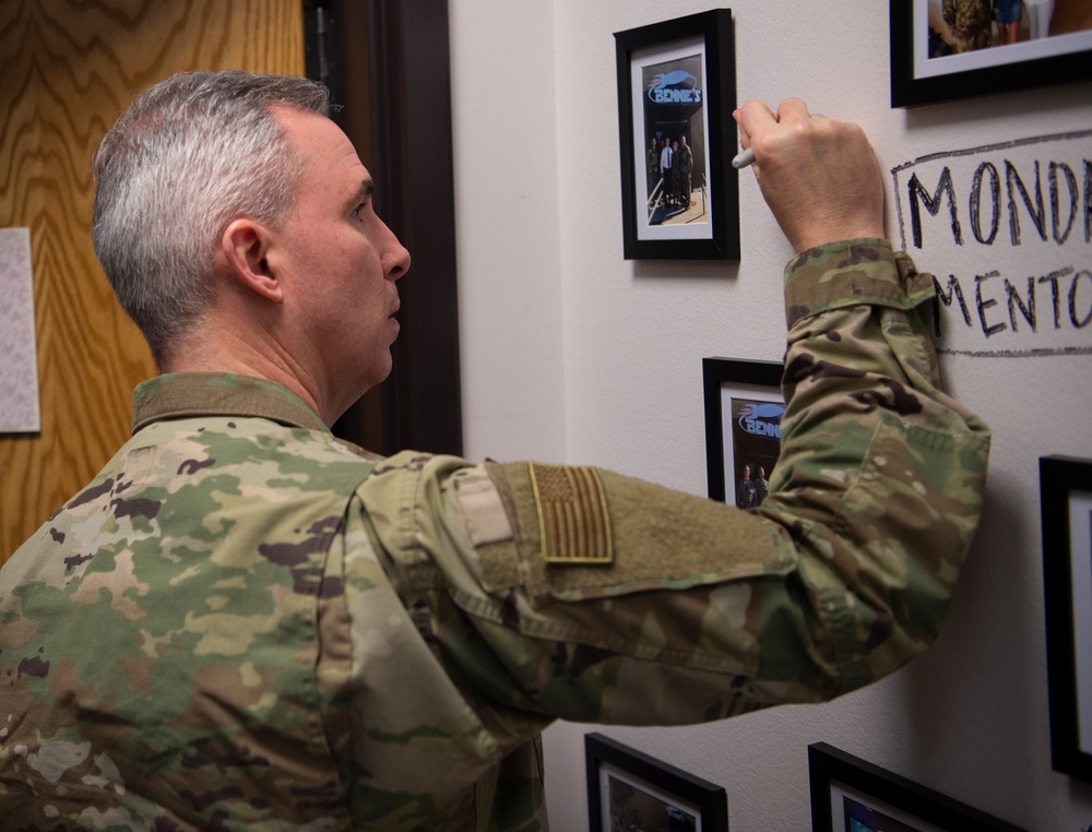 Space Force deputy commander conducts mentoring with Schriever Airmen