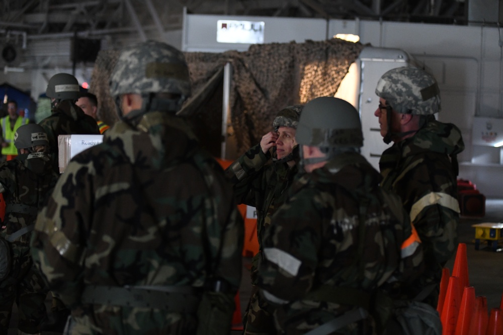 105th AW Airmen, NY Guard team up for readiness training