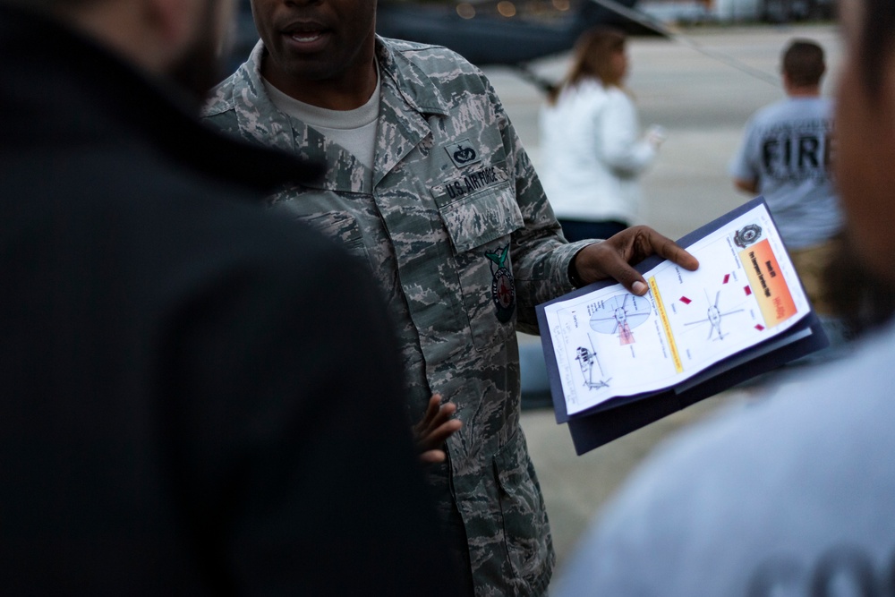 23d CES Airmen train local firefighters