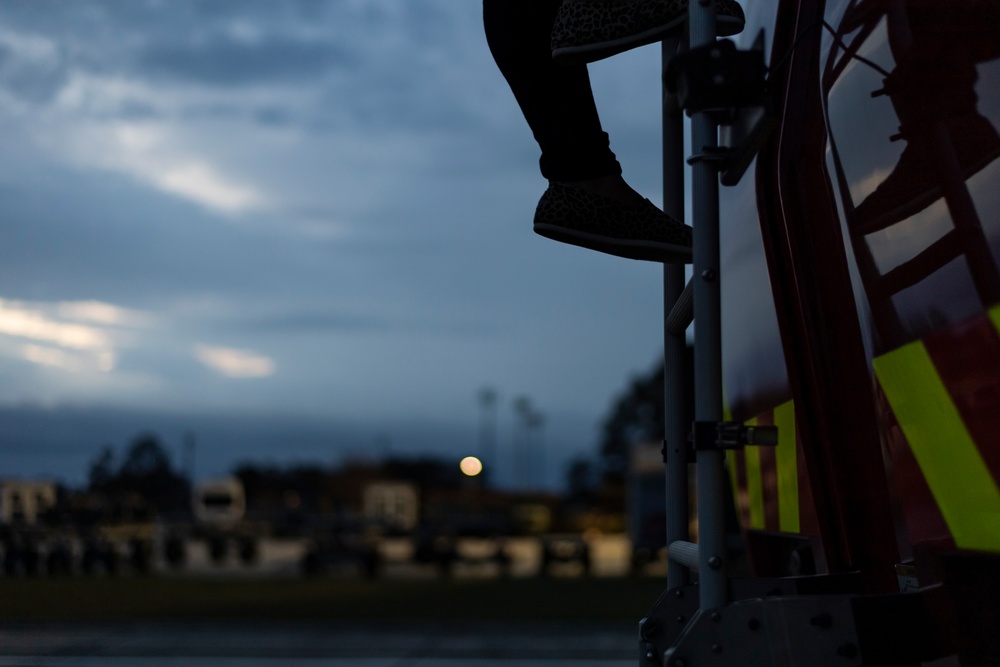 23d CES Airmen train local firefighters