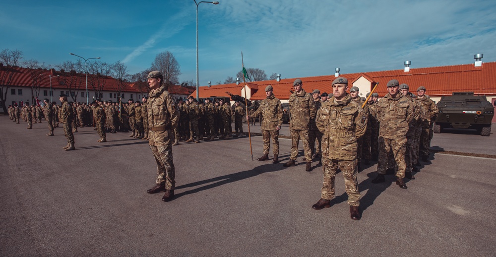 NATO BG-P holds first historic patching ceremony