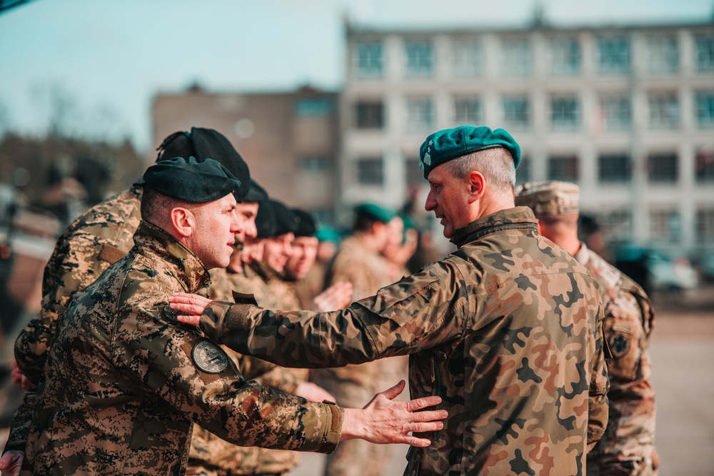 NATO BG-P holds first historic patching ceremony