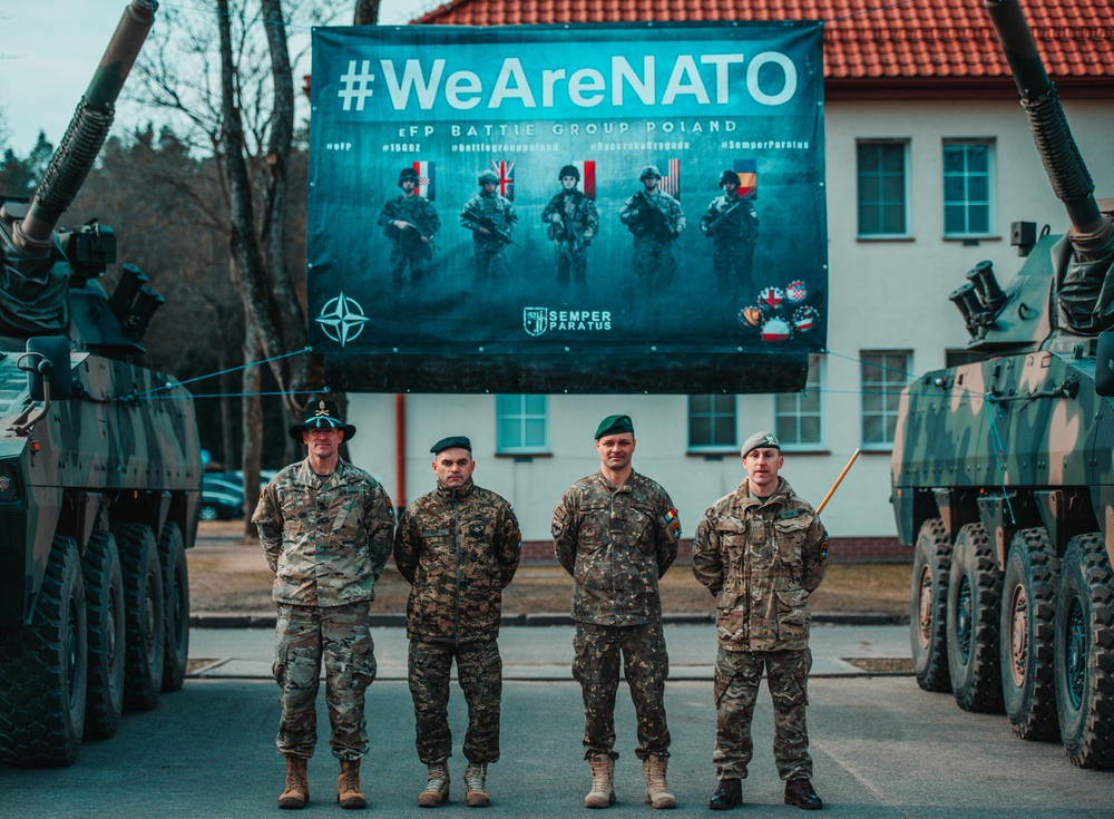 NATO BG-P holds first historic patching ceremony