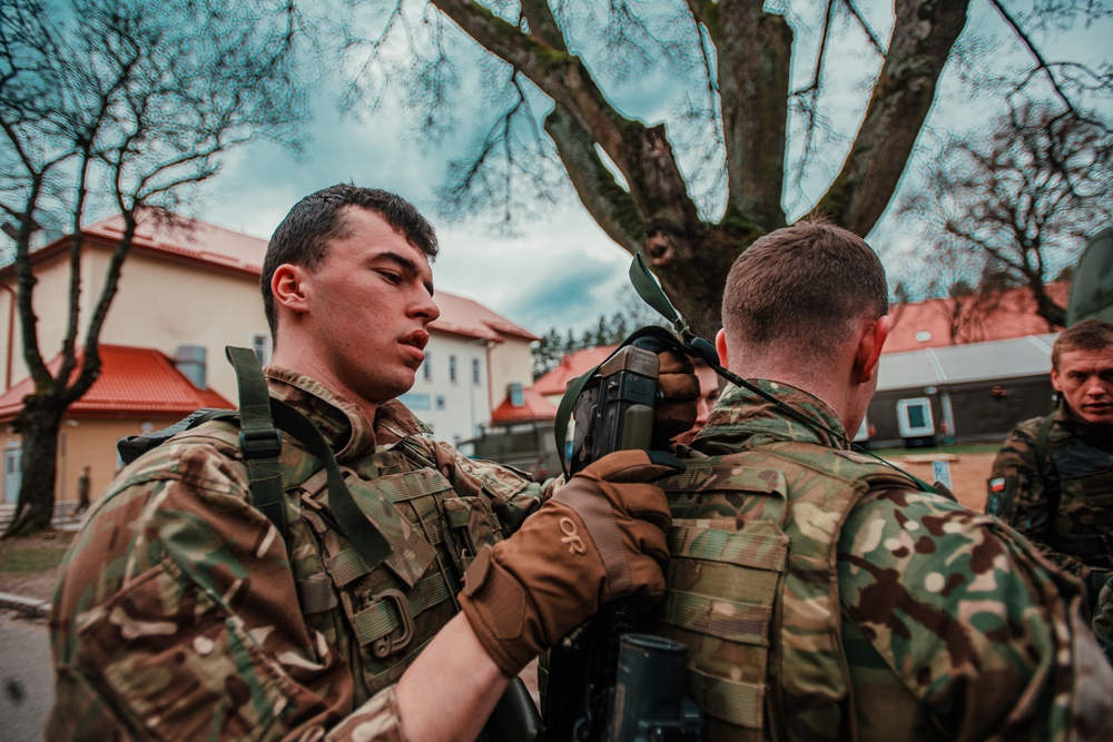 NATO BG-P Soldiers complete a British Army leadership course